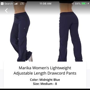 Marika Lightweight  Drawstring Pants
